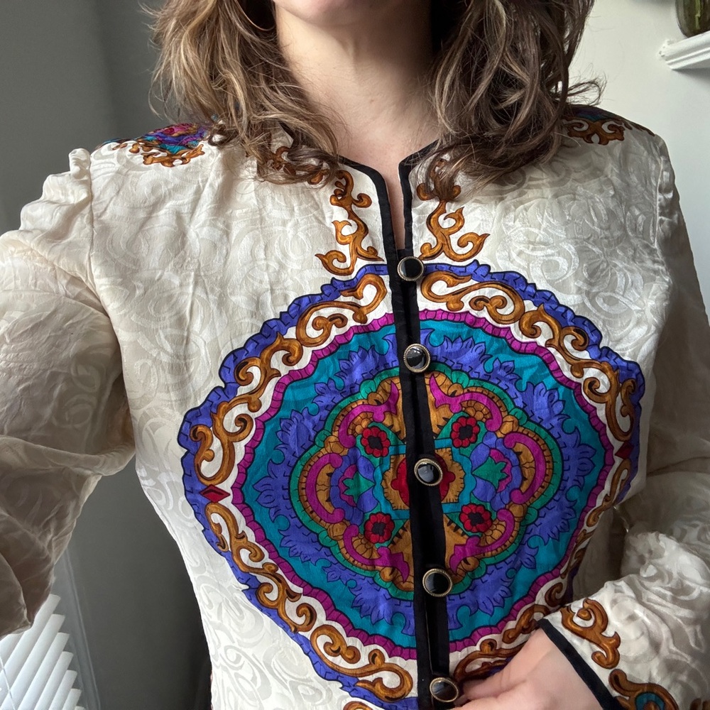 Vintage Italian silk Blouse
